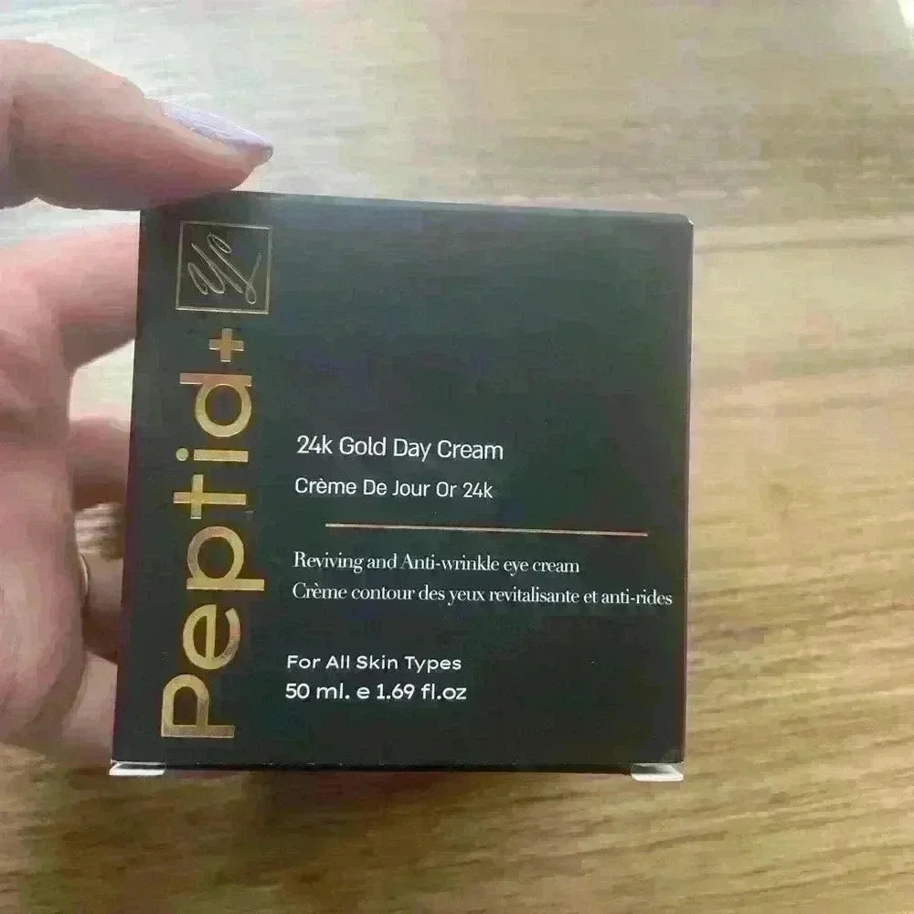 PEPTID+ 24K GOLD DAY CREAM REVIVING AND ANTI- WRINKLE EYE CREAM NEW